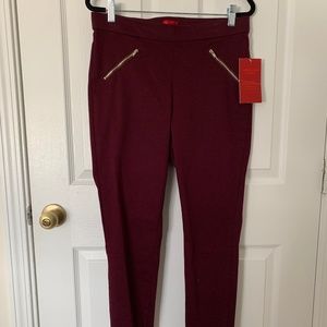 Jennifer Lopez Dress Pants Size 8 Burgundy Color